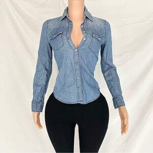 Prince & Fox Blue Denim Button-Down Shirt